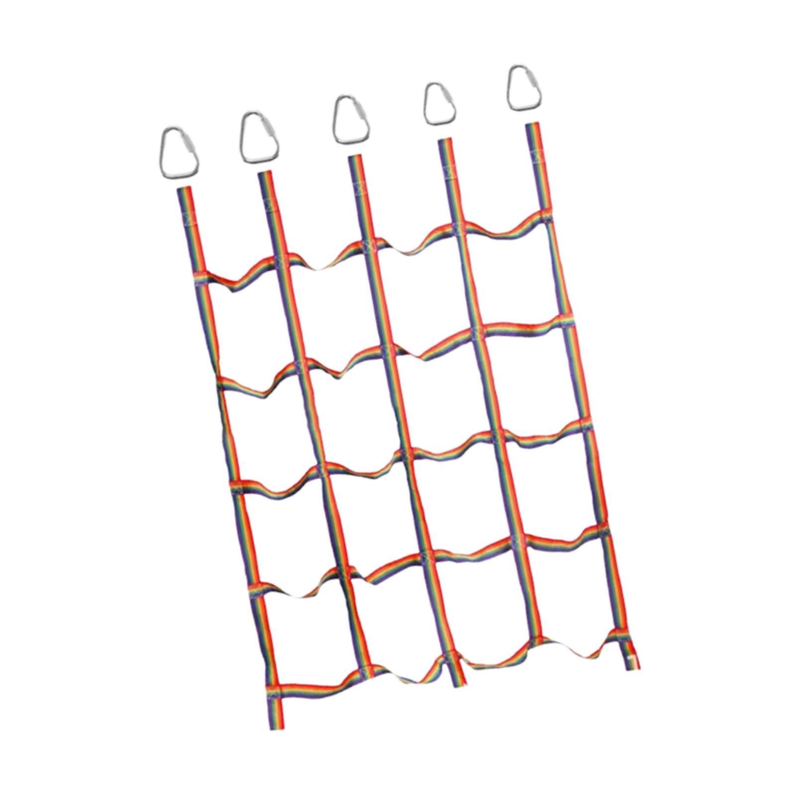 Rope Climb - Kids Climbing Net Rainbow Rope Ladder