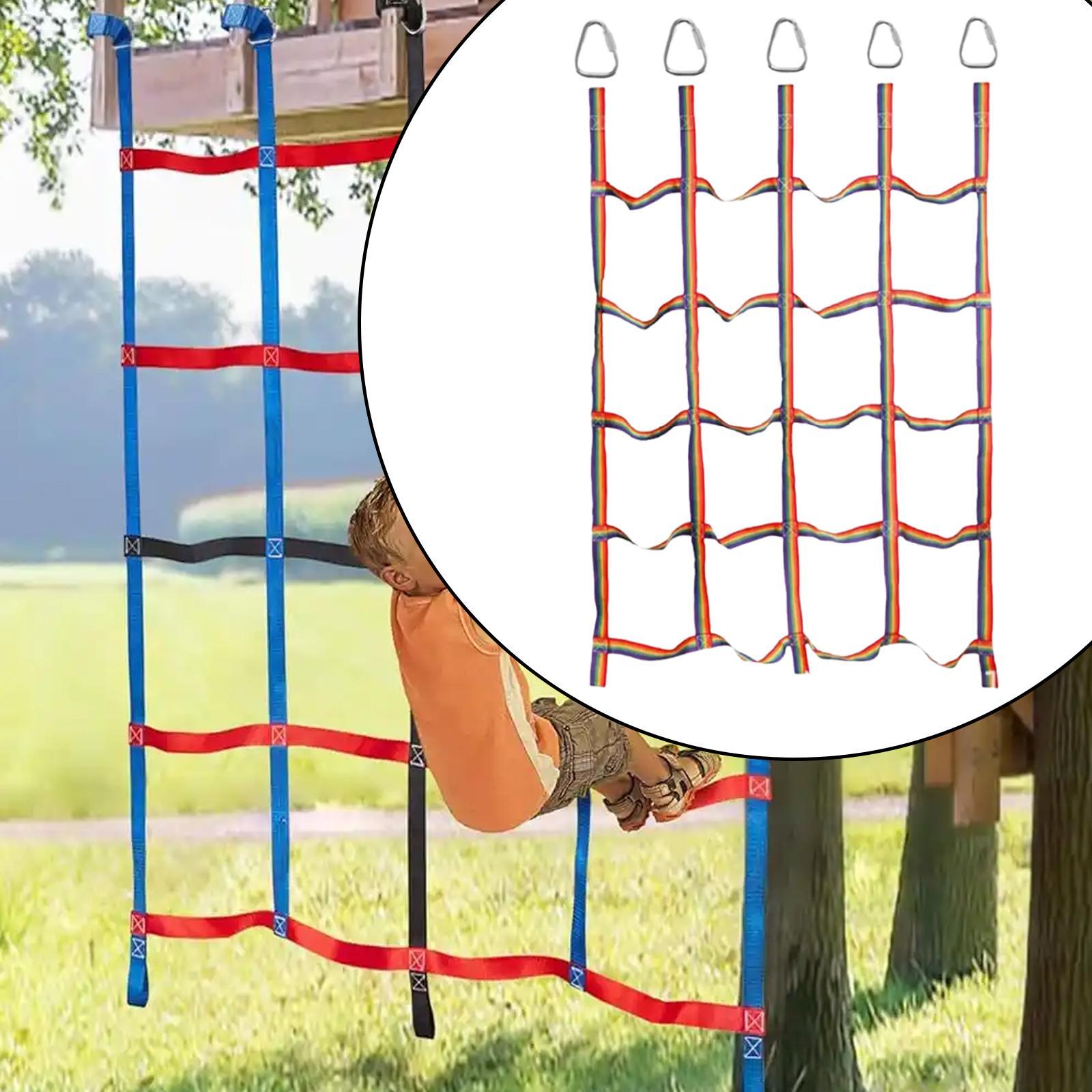 Kids Climbing Net Rainbow Rope - Rope Climb review and price