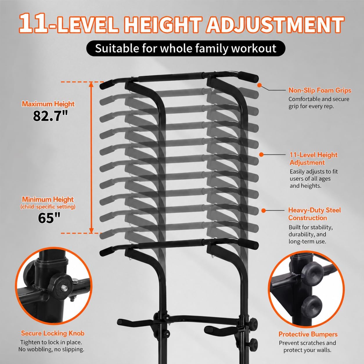 Power Tower for Home Gym, Pull - Pull Up Bar review and price