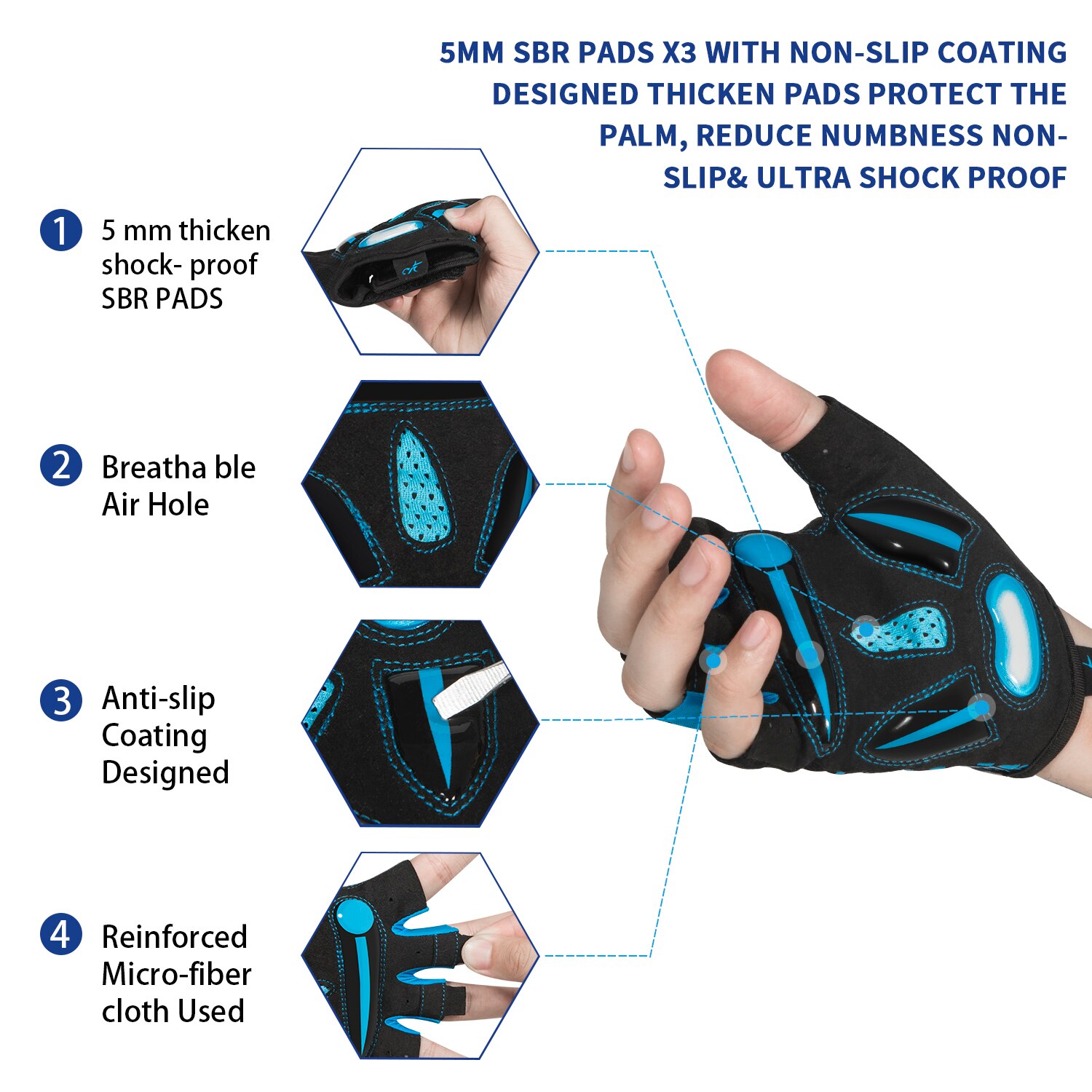 MOREOK Cycling Gloves,Breathab - Weightlifting Gloves review and price