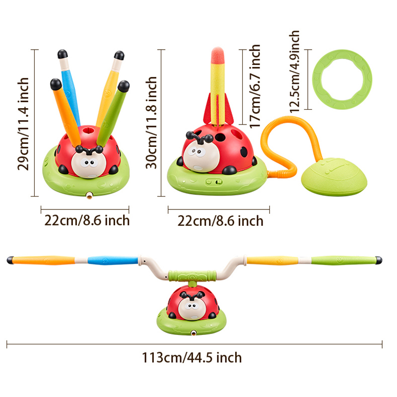 3 Styles Ladybug Rocket Launch - Gymnastic Ring review and price