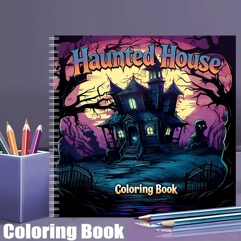 Haunted House Coloring Book fo - Chalk Bag review and price